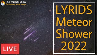 Lyrids Meteor Shower LIVE  Lyrids meteor shower LIVE Lyrids MeteorShower [upl. by Nedaj]