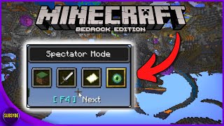 SPECTATOR MODE in Minecraft Bedrock Edition [upl. by Devine]