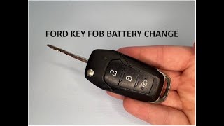 Ford Key Fob Battery Replacement [upl. by Tressia]