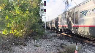 60MPH Amtrak Through Opdyke Road [upl. by Alyce]