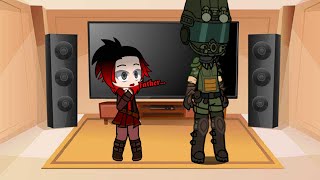 RWBY REACTS TO Doom Slayer MY UA part 1 RWBY X DOOM [upl. by Htenay]