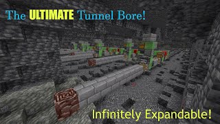 The ULTIMATE Extendable Tunnel Bore for Minecraft Bedrock 121 [upl. by Eduard903]