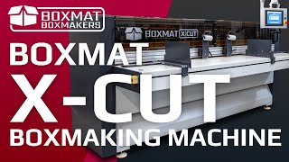 Boxmat XCUT  The newest boxmaking machine for corrugated boxes Now with additional functionality [upl. by Nabal]