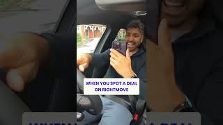 When you spot a deal on Rightmove 😂🚗💨⁠ PropertyLife PropertyMeme JustForLaugh Rightmove [upl. by Meras]