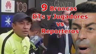 9 Broncas de Entrenadores y Jugadores con Reporteros [upl. by Neelrahc939]