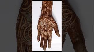 Very Easy safety pin Mehndi Design Trick mehndidesigns youtubeshorts mehndi easymehndi viral [upl. by Kared]