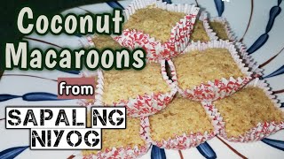 Coconut Macaroons quotSapal ng Niyogquot to Dessert Leftover Coconut Pulp  Mariannes Home Cooking [upl. by Trevar954]