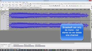 Editing audio files for Broadsoft [upl. by Ive]