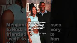 Meagan Good addresses dating Jonathan Majors with Hoda Kotb shorts [upl. by Temme]