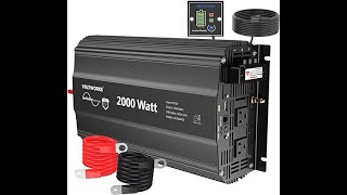 VOLTWORKS 2000W  12V Power Inverter 18 month warranty 199 [upl. by Odessa501]