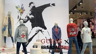 Banksy Calls Out Guess for Using his Artwork [upl. by Halet]