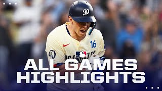 Highlights from ALL games on 720 Dodgers walk off Astros take over lead in AL West [upl. by Hcirteid399]