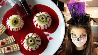 Deser na halloween  przerażająco pyszne gałki oczne z panna cotty [upl. by Filippo]