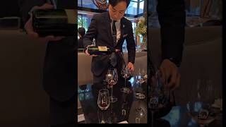 Opening a bottle of Chateau Lafite Rothschild – would you love to taste this wine🤩🎥diningkr [upl. by Ynnahc]