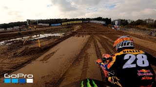 GoPro Jago Geerts 2020 FIM MX2 R13 Flanders Moto 2 [upl. by Hekking598]