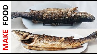 Λαβράκι στα κάρβουνα  grilled sea bass  Make food [upl. by Elisa]