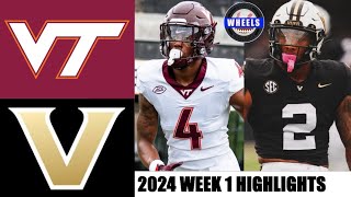 Vanderbilt v Virginia Tech AMAZING GAME  Full Game Highlights  2024 College Football Highlights [upl. by Sanders]