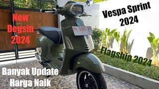 Review Vespa Sprint 150 New Flagship 2024 [upl. by Bergstrom]