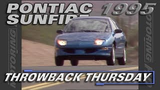 Test Drive of the 1995 Pontiac Sunfire  Throwback Thursday [upl. by Ahtabbat]