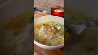 Avgolemono Soup 🍋 soup recipe souprecipe [upl. by Tnemelc979]