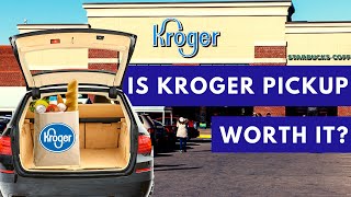 Kroger Grocery Pickup How It Works  Review [upl. by Adnawed636]