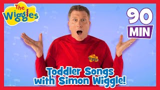 Toddler Songs with Simon Wiggle 🎶 Nursery Rhymes and Fun Kids Songs 🔴 The Wiggles [upl. by Hurty]