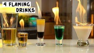 Four Flaming Drinks [upl. by Eddana]