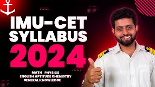 IMU CET Exam Syllabus 2024 [upl. by Stryker]