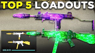 TOP 5 META SMG LOADOUTS in WARZONE 👑 Warzone 3 Best Class Setups  MW3 [upl. by Nrojb]