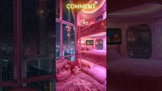 Which bedroom would you visit in a dream 🛌🌧️ aesthetic aurorarelaxing vibes asmr viral [upl. by Sirrah258]