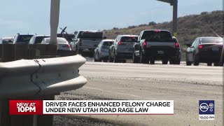 Driver faces enhanced felony charge under new Utah law after Eagle Mountain road rage incident [upl. by Norod]