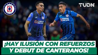 ¡El arranque de Cruz Azul Charly Rodríguez y Erik Lira ovacionados por la afición  TUDN [upl. by Estrella]