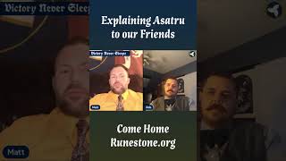 Explaining Asatru to Others asatru ancestors religion friends shorts [upl. by Leola679]