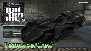 GTA 5 Online  Batmobile  GTA 5 Custom Cars [upl. by Bowles]