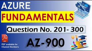 Part3  AZ 900 Exam Practice Questions 2024  Exam Tips amp Tricks  PDF  Azure Fundamentals az900 [upl. by Forester]