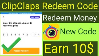 Clipclaps Redeem Code Invalid  No Longer Eligible Input Problem Fix Error Revard Earn 10 Pakistan [upl. by Amikehs]