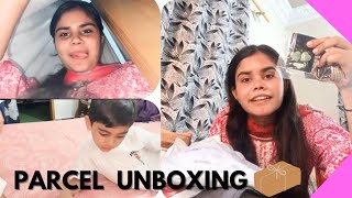 BACHOO KY SATH SIDE AND SEEK KHELA🫣PARCEL KO KIYA UNBOX🤷 Malaika hanif vlogs [upl. by Wesley]