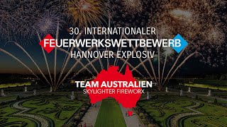 30 internationaler Feuerwerkswettbewerb 2022  Team Australien quotSkylighter Fireworxquot • RADIO 21 [upl. by Itteb]