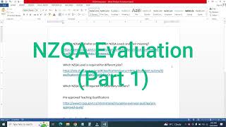 Understanding NZQA Levels Job Requirements and the IQA Process Part 1 [upl. by Inaliel]