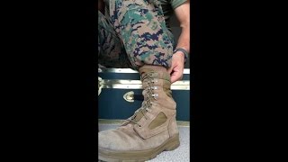 How to Tie Boots  Boot Bands  Lace Boots [upl. by Notpmah]