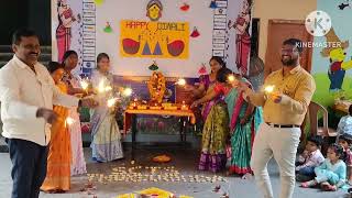 Diwali Celebration Sri Chaitanya School Thukkuguda [upl. by Takeo]