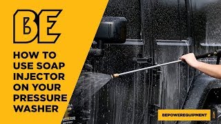 How to use the soap injector on your pressure washer [upl. by Filia]