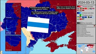 Week 107 AntiPutinist incursions into Russia [upl. by Garlaand]