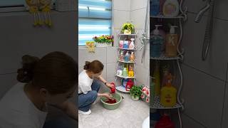 Kitchen Bathroom Corner shelf 😄 Home gadgets shorts gadgets shortvideo [upl. by Rafaellle]