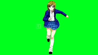 Anime Green Screen Joshi Kōsei no Mudazukai [upl. by Kaleena]