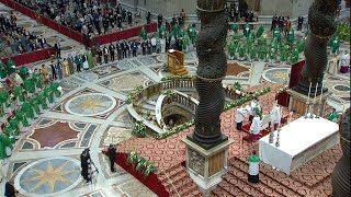 Holy Mass with Pope Francis for Opening of Synodal Process of the Synod on Synodality 10 Oct 2021 HD [upl. by Aissatsana85]