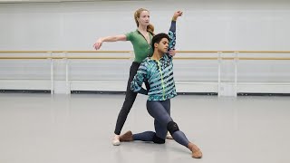 The Royal Ballet rehearse The Cellist [upl. by Langbehn]