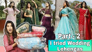 😍OMG I tried WEDDING Lehengas Starting Only 2000 Rs  Super Style Tips [upl. by Atcele]