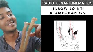 RADIOULNAR JOINT KINEMATICS ELBOW COMPLEX BIOMECHANICS Physiotherapy Tutorials [upl. by Maxa596]