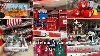 Carrefour Navidad Novedades colección 2024 🎄🎁🛍️ Nuevo decoración para navidad 2024 novedades [upl. by Lynna]